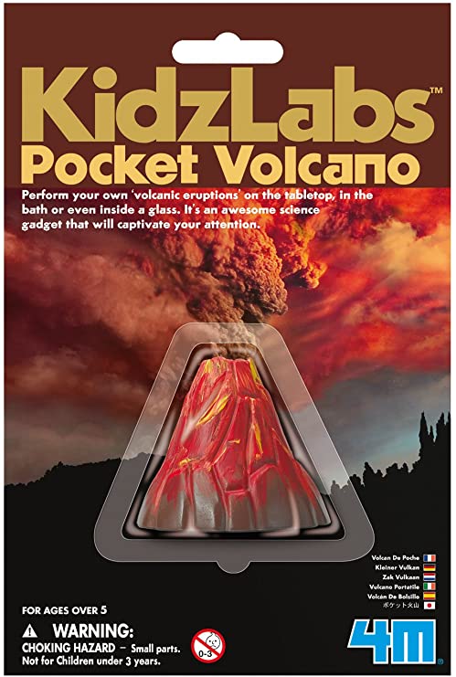 4M Kidzlabs Pocket Volcano, DIY Chemistry Experiment