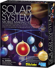 Load image into Gallery viewer, 4M Glow-in-the-Dark Solar System Mobile Making Kit
