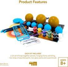 Load image into Gallery viewer, 4M 3D Glow Solar System Model Kit, STEM Science Kit
