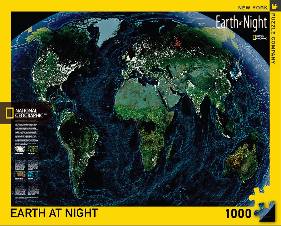 Earth At Night Puzzle