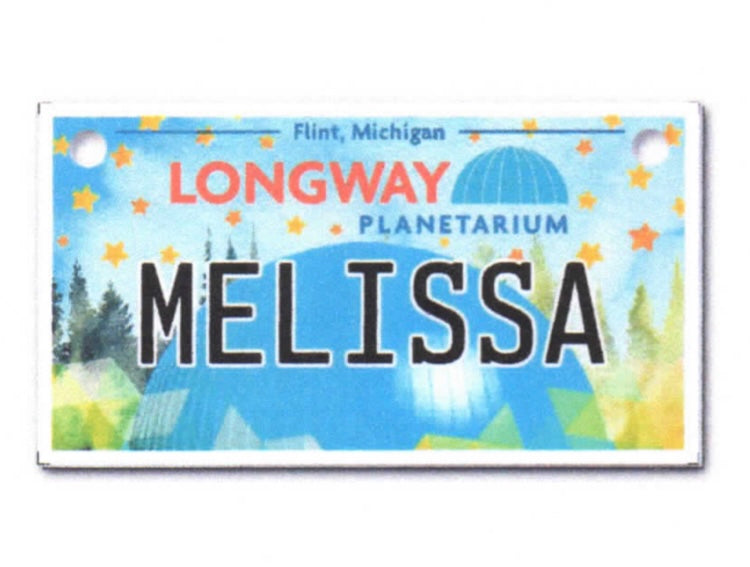 Longway Planetarium Custom Name Plate Magnet (Names D-K)