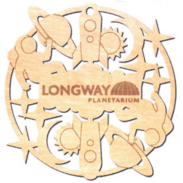 Longway Planetarium Wooden Ornament