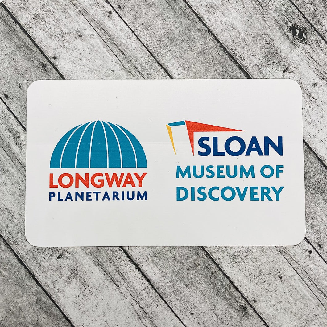 Sloan Museum of Discovery and Longway Planetarium Sticker
