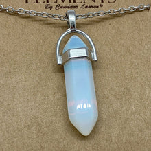 Load image into Gallery viewer, Moon Stone Crystal Pendant Necklace
