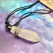 Load image into Gallery viewer, Wire Wrapped Crystal Pendant Necklace
