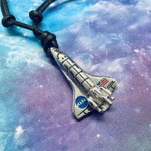 Load image into Gallery viewer, Space Shuttle Pendant Necklace

